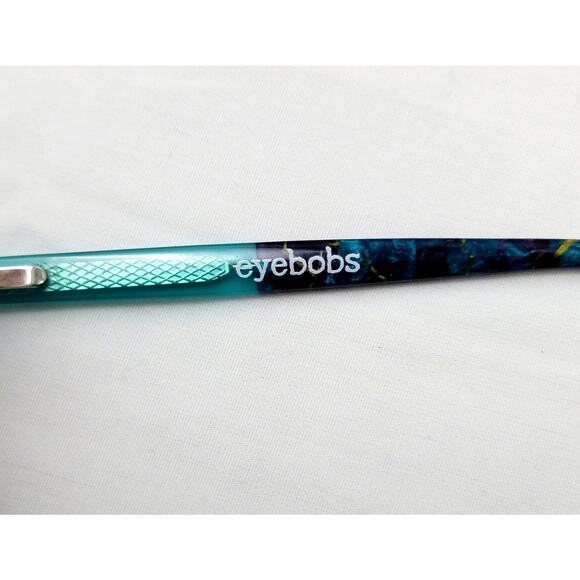 Eyebobs Chutzpah’d Wide Glasses Blue Green Tortoise Frames